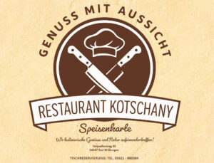 Banner Restaurant Kotschany im Golfclub